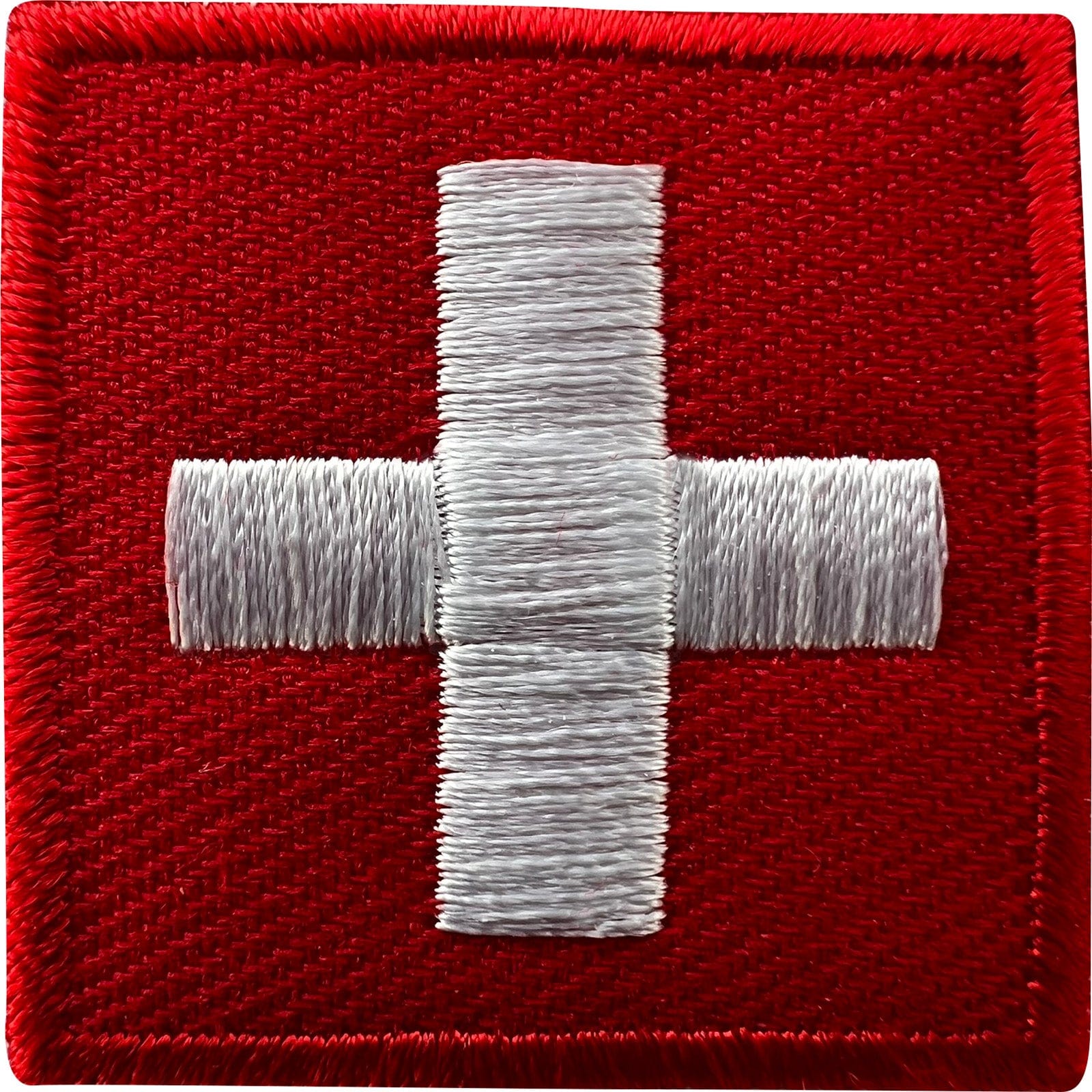 Mini Switzerland Flag Patch Iron Sew On Clothes Bag Small Swiss Embroidery Badge
