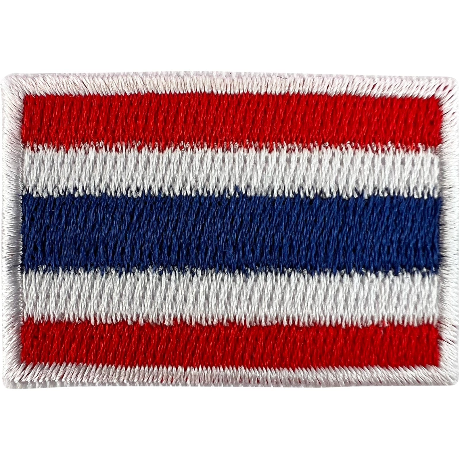 Mini Thailand Flag Patch Iron Sew On Clothes Bag Boxing Shorts Small Thai Badge