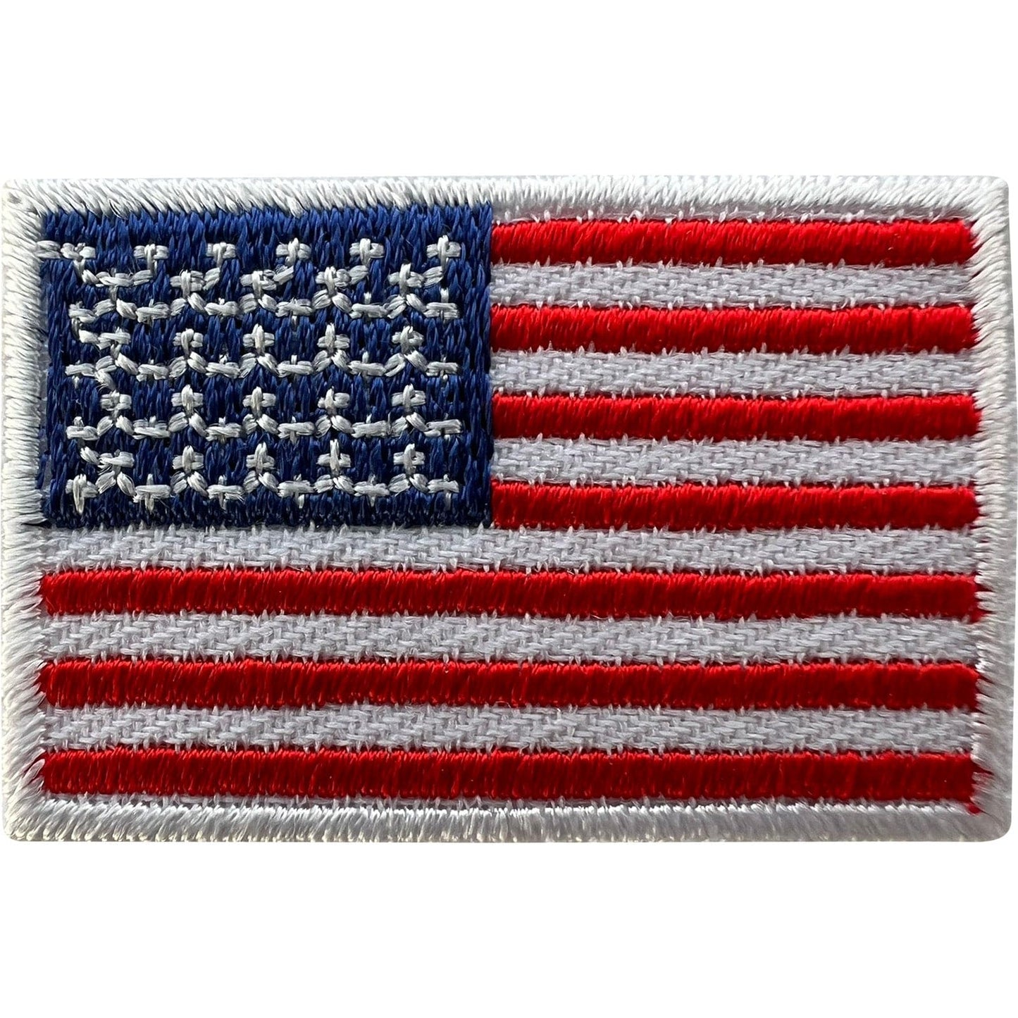 Mini USA Flag Patch Iron Sew On Small United States of America Embroidered Badge