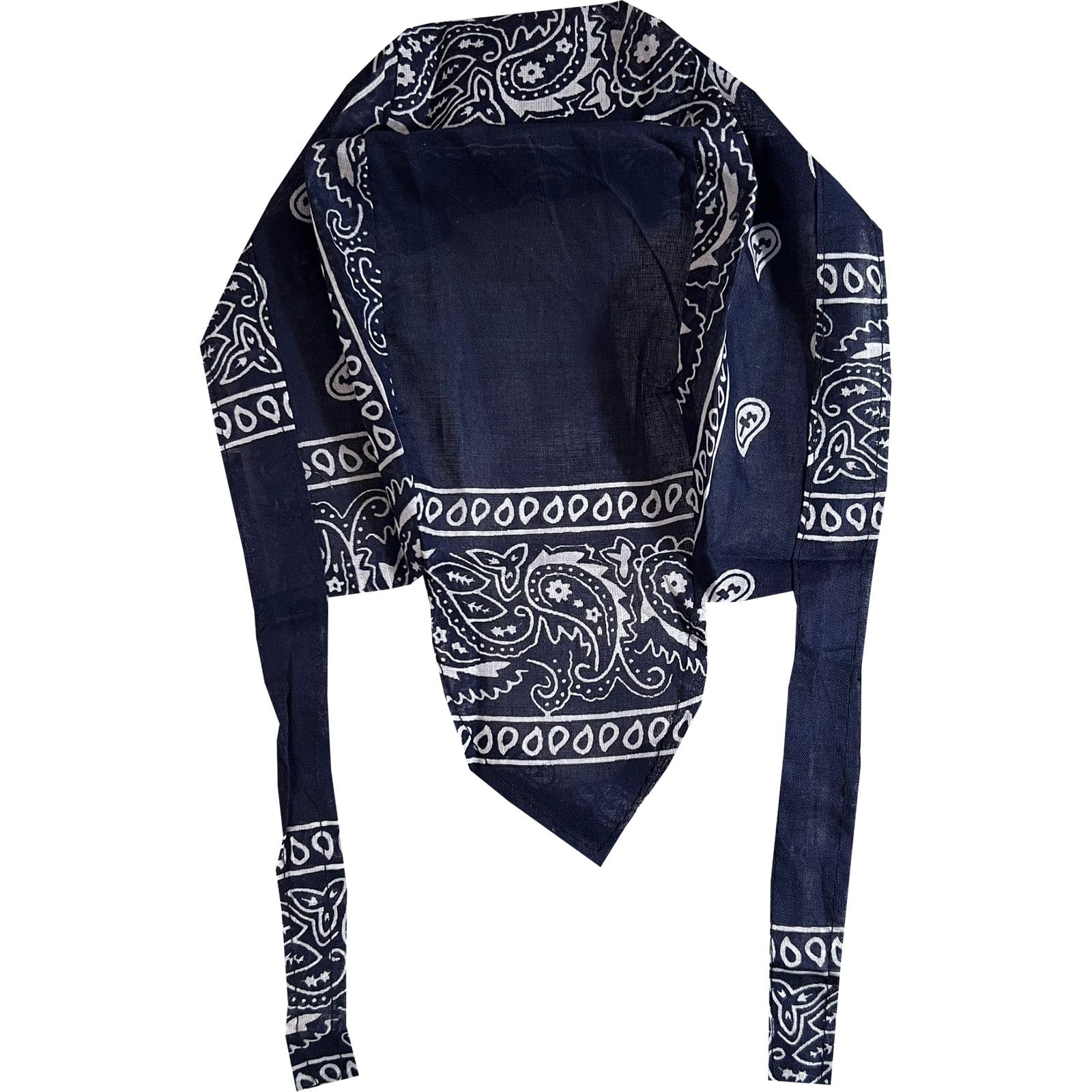 Navy Blue Bandana Hairband Headband Headscarf Gym Chef Hat Work Sport Yoga Cap