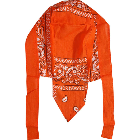 Orange Bandana Hairband Headband Headscarf Gym Chef Hat Running Yoga Cycling Cap