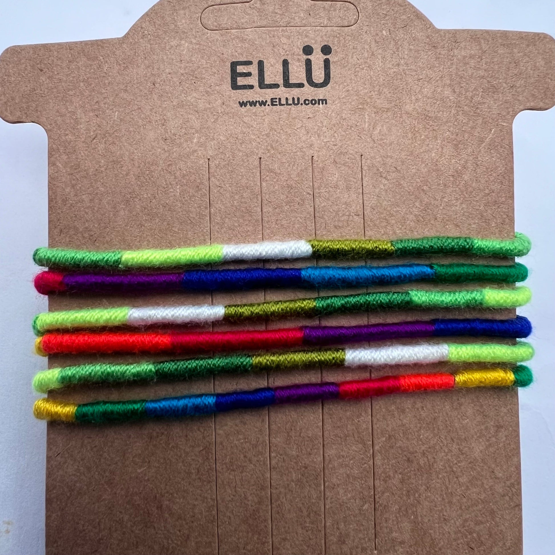 Pack of 6 Thin friendships Mixed colour Gay pride Bracelets Handmade Cotton wristbands Jewellery