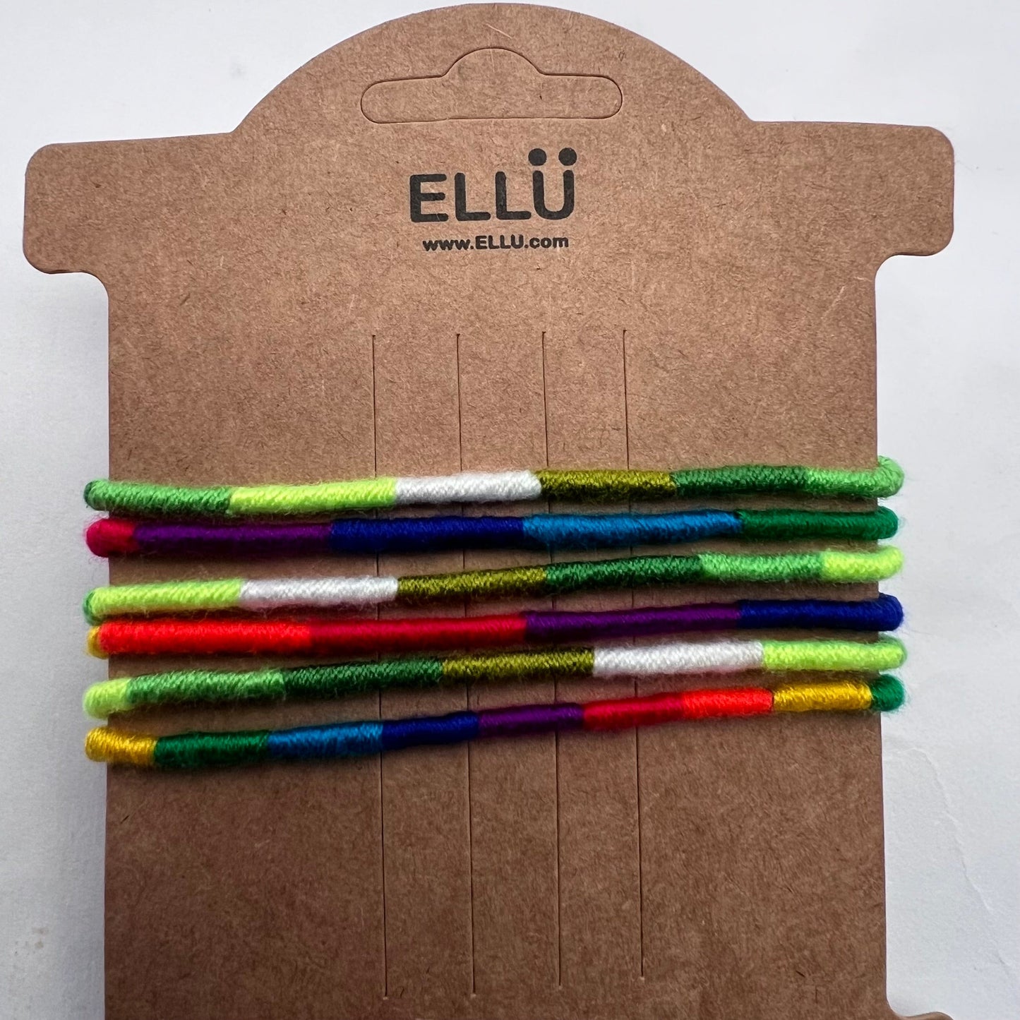 Pack of 6 Thin friendships Mixed colour Gay pride Bracelets Handmade Cotton wristbands Jewellery