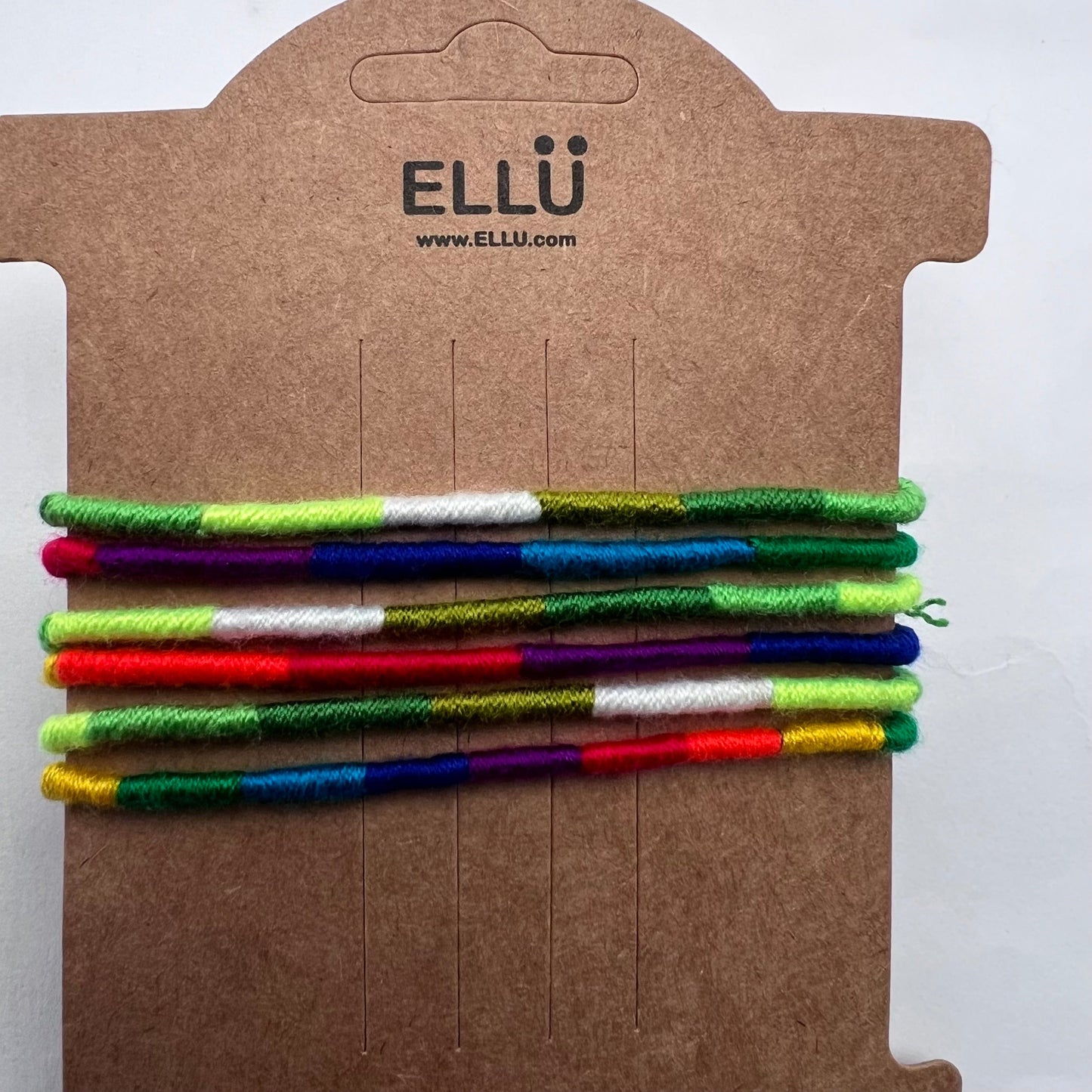 Pack of 6 Thin friendships Mixed colour Gay pride Bracelets Handmade Cotton wristbands Jewellery