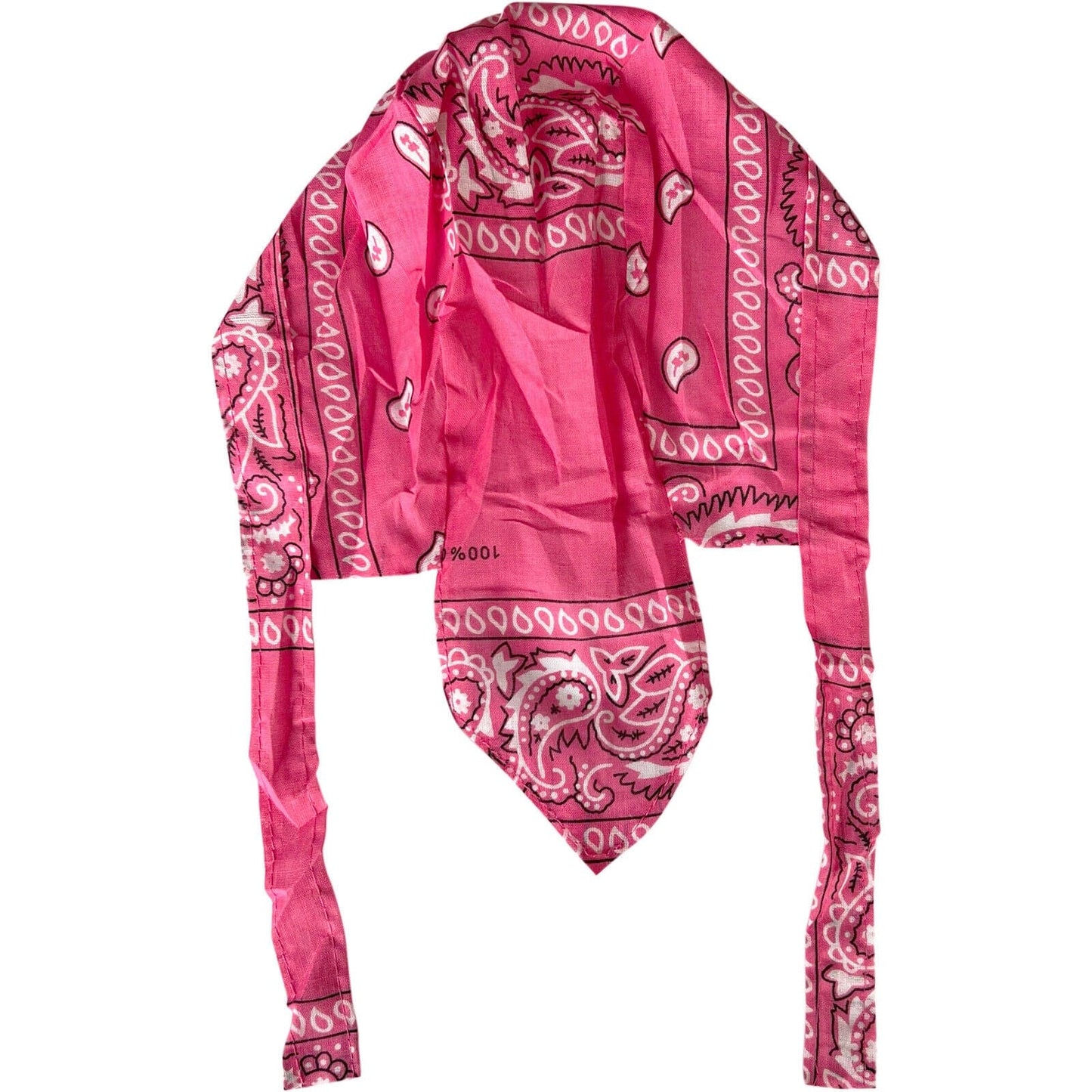 Pink Bandana Zandana Hairband Headband Headscarf Durag Hair Head Band Hat Cap