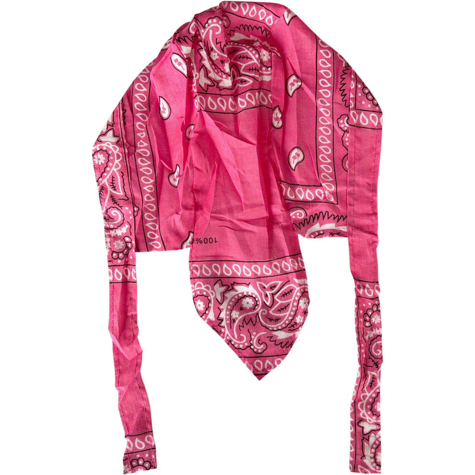 Pink Bandana Zandana Hairband Headband Headscarf Durag Hair Head Band Hat Cap