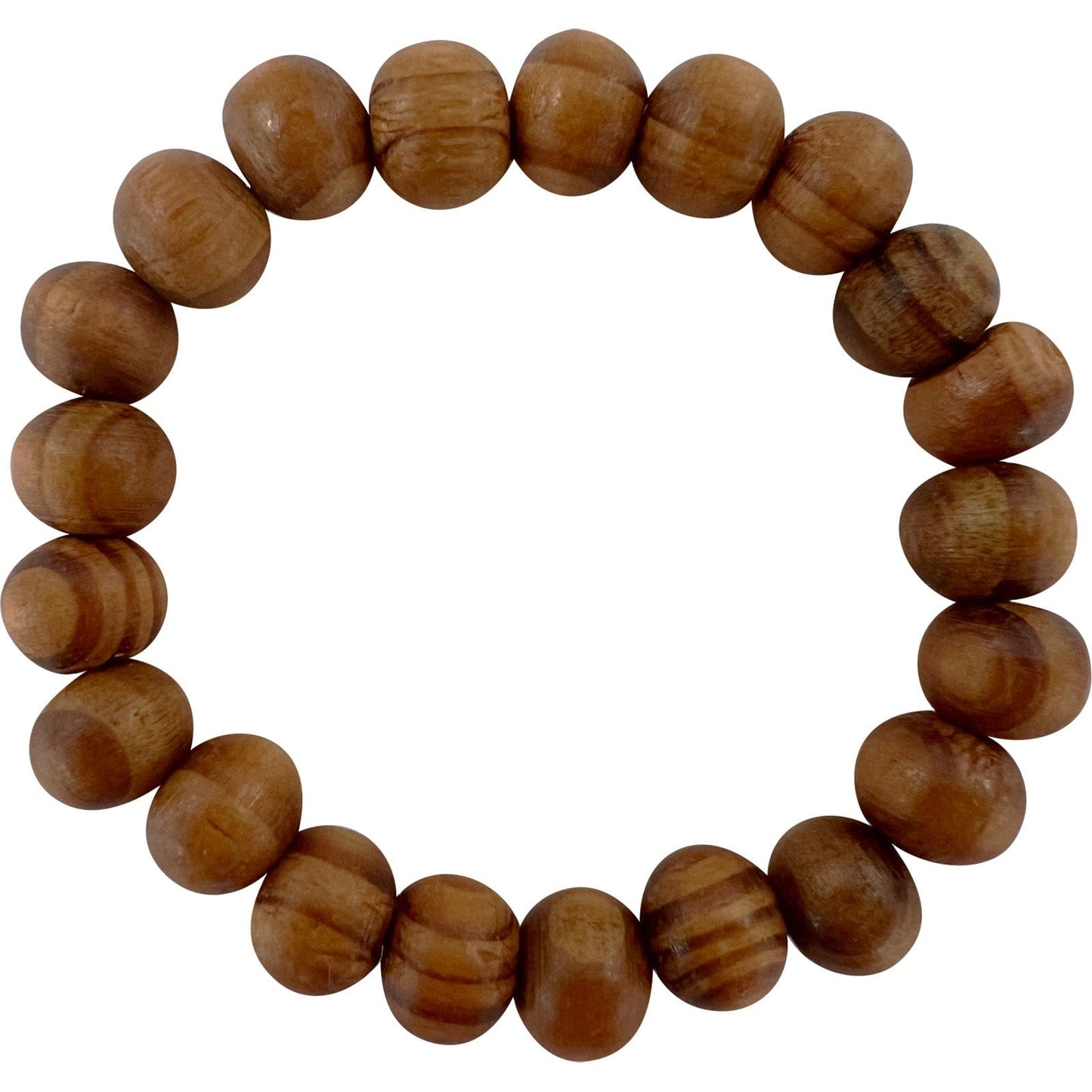 Round Wooden Beaded Bracelet Wristband Bangle Mens Womens Handmade Wood Jewelry