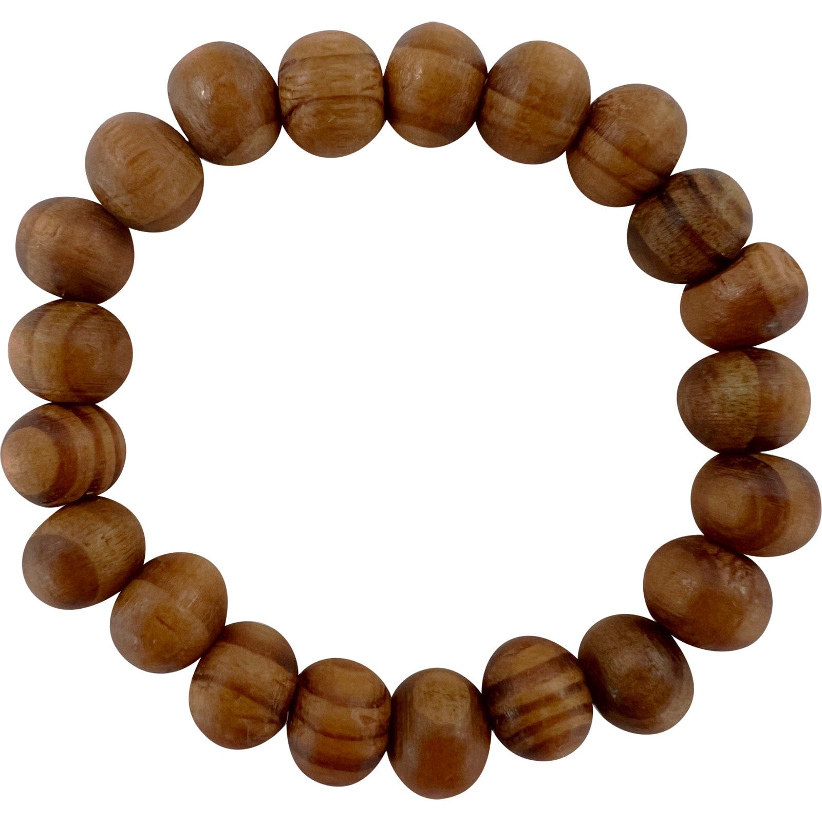 Round Wooden Beaded Bracelet Wristband Bangle Mens Womens Handmade Wood Jewelry