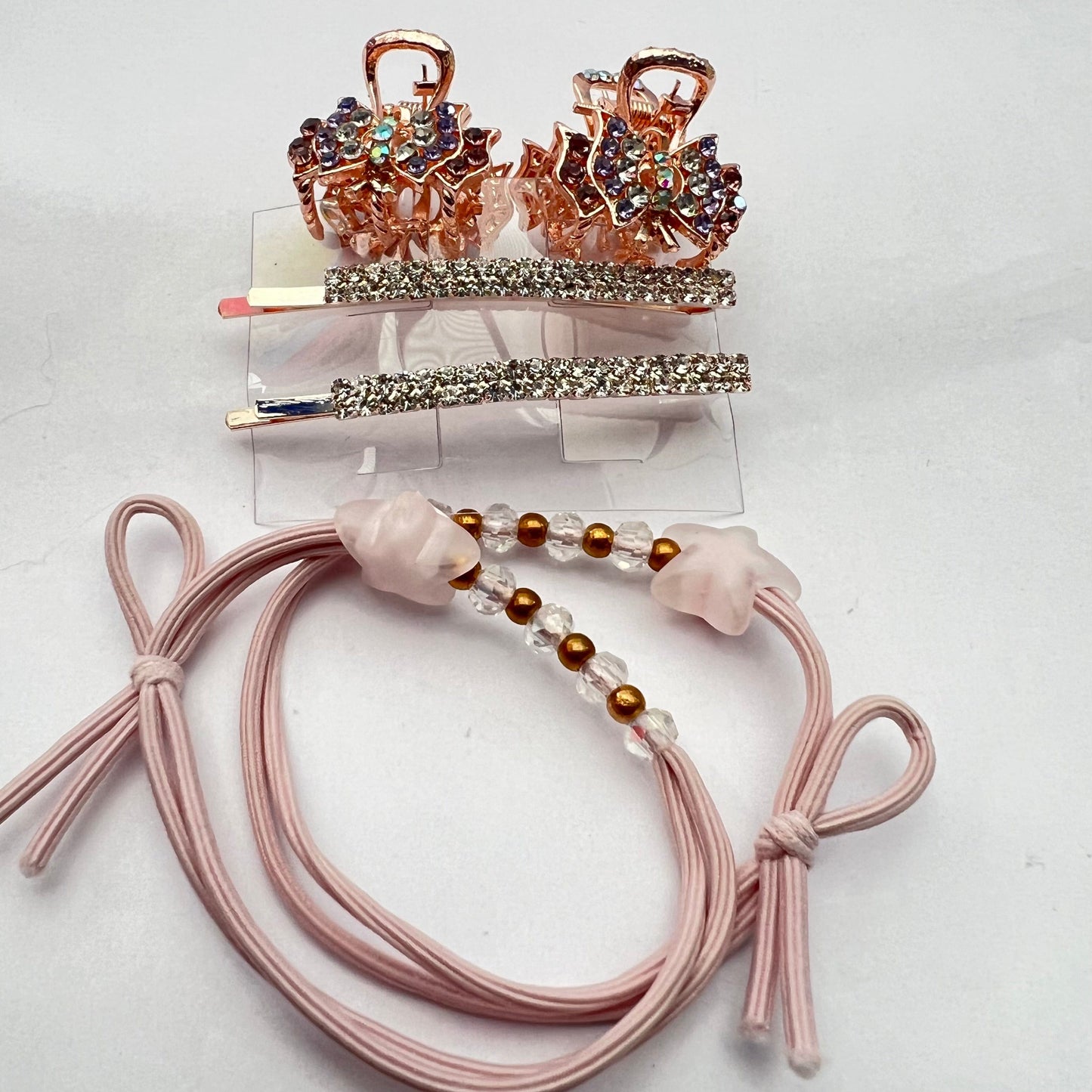 Set of Hair Accessories Hairbands Small Crystals Hair Claw Hair Clip