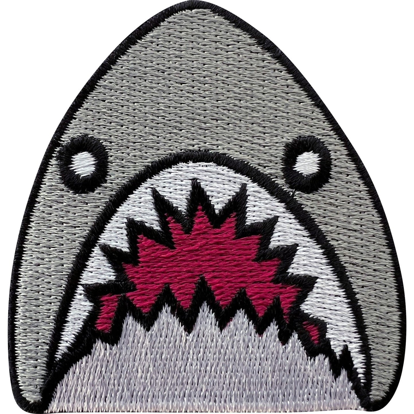Shark Patch Iron Sew On Clothes T Shirt Denim Jeans Fish Jaws Embroidered Badge