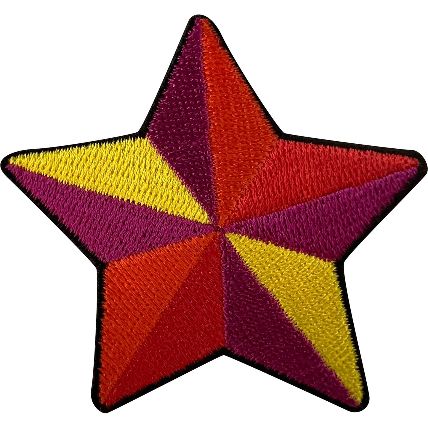 Star Patch Iron Sew On Clothes Embroidered Badge Embroidery Applique Motif Decal