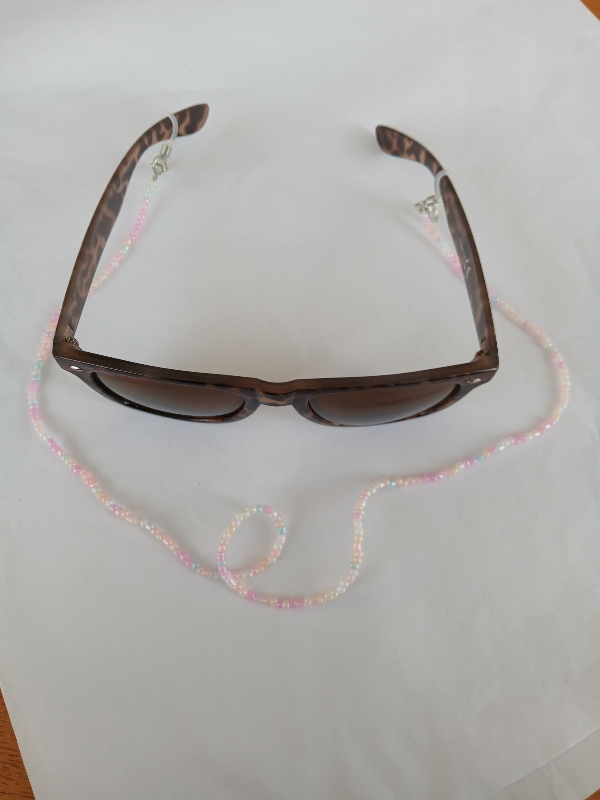 Sunglasses strap Pastel colour beads glasses chain accessories