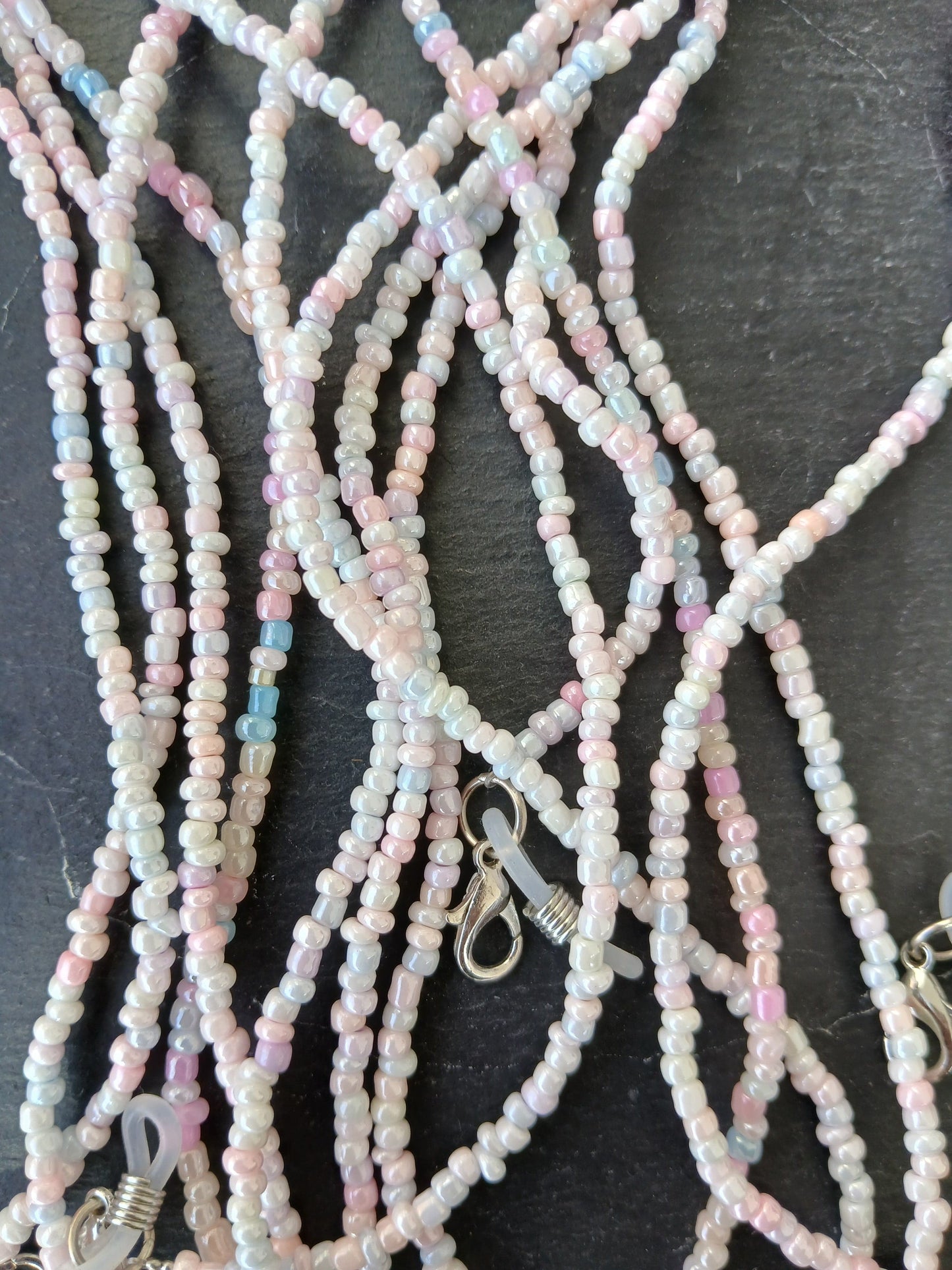 Sunglasses strap Pastel colour beads glasses chain accessories