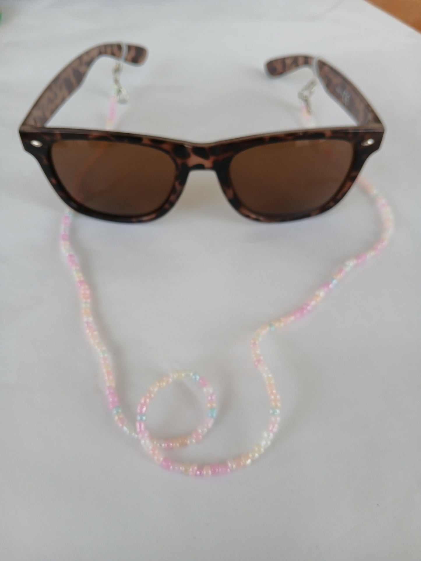 Sunglasses strap Pastel colour beads glasses chain accessories