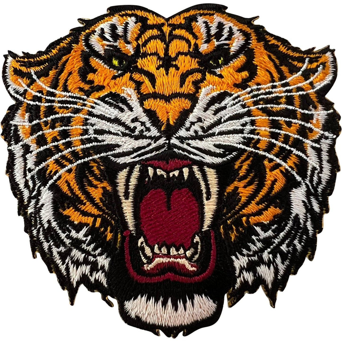 Tiger Embroidered Patch Iron Sew On Animal Craft Embroidery Applique Motif Badge