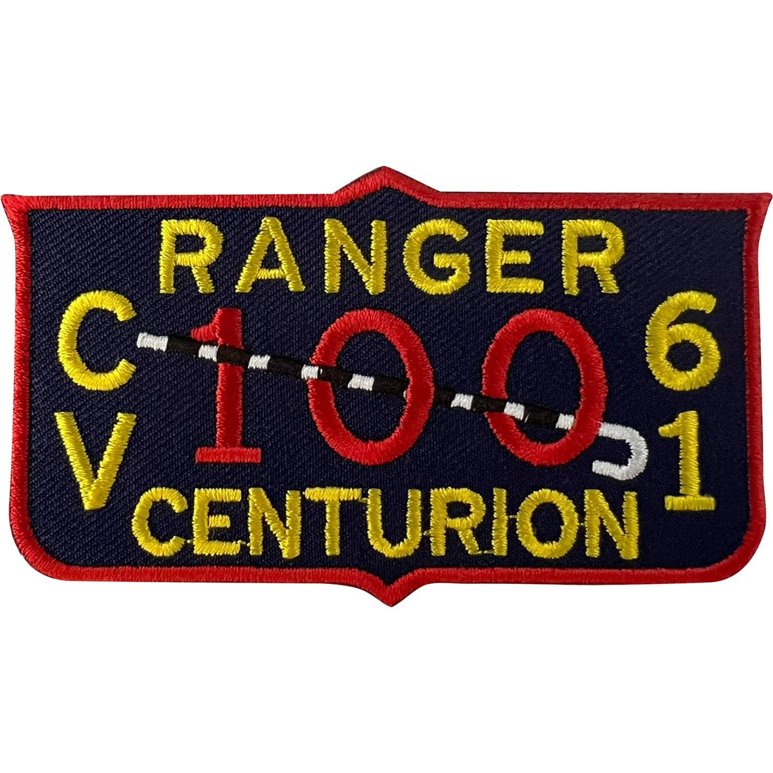 United States Navy Ranger USS CV-61 Patch Iron Sew On Clothes Embroide