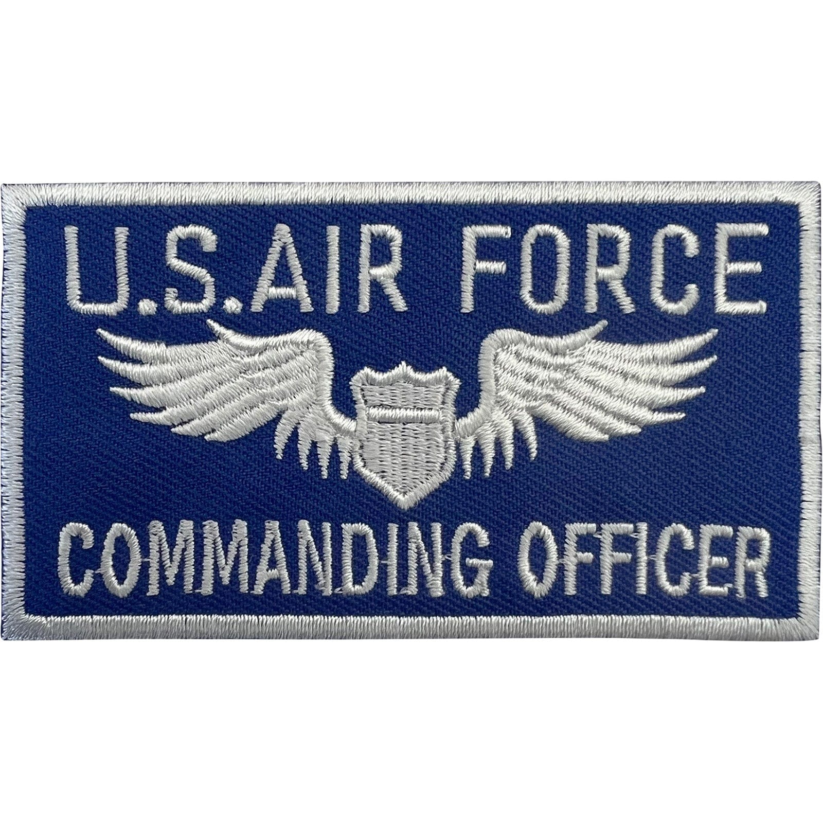 US Air Force Commanding Officer Patch Iron Sew On United States Embroidery Badge