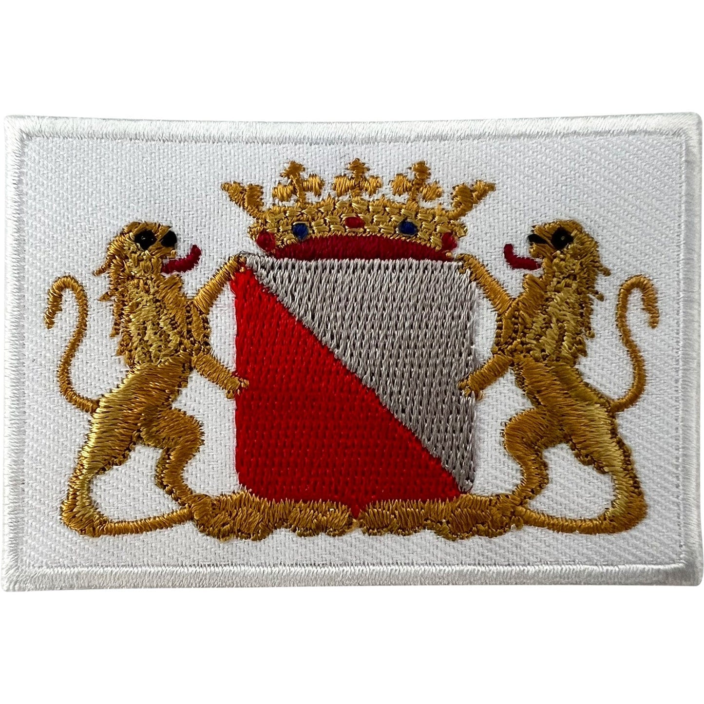 Utrecht Coat of Arms Flag Patch Iron Sew On Dutch Netherlands Embroidered Badge
