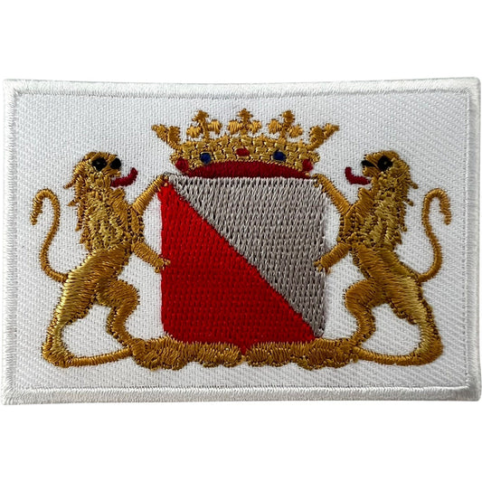 Utrecht Coat of Arms Flag Patch Iron Sew On Dutch Netherlands Embroidered Badge