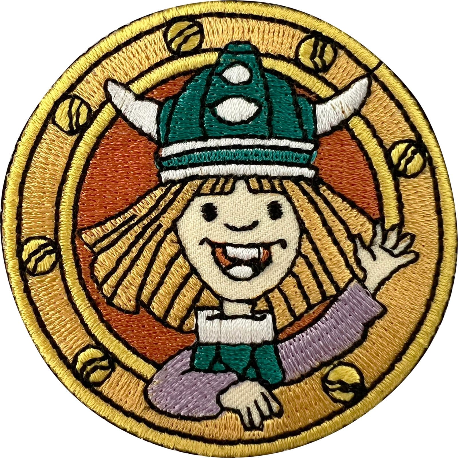 Viking Girl Patch Embroidered Badge Iron Sew On Bag Jacket Coat Jeans Art Crafts