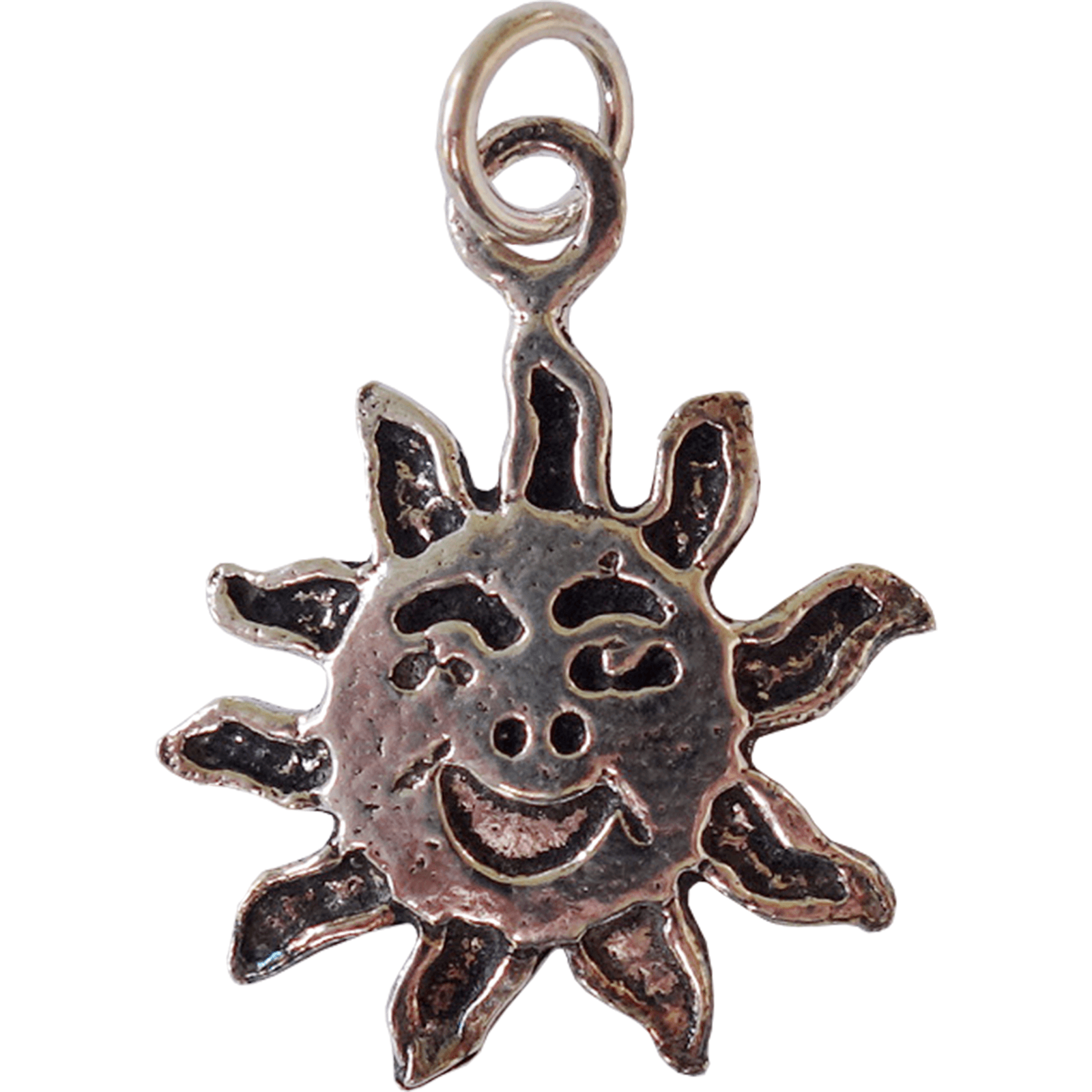 925 Sterling Silver Sun Pendant Mens Womens Ladies Boys Girls Jewelry Jewellery