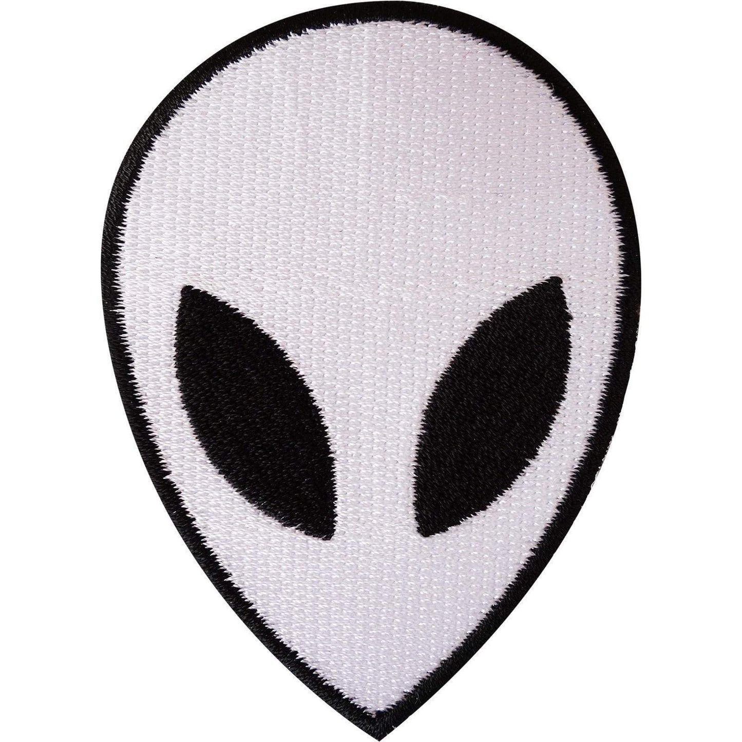 Alien Iron On Patch / Sew On Clothes Bag Jacket NASA Space UFO Embroidery Badge