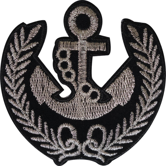Anchor Patch Iron Sew On Sailor Fancy Dress Costume Hat Shirt Embroidered Badge