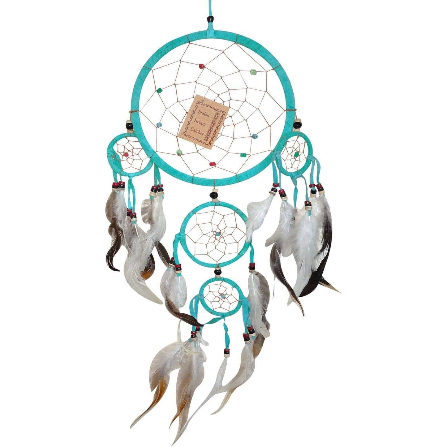 Aqua Green Handmade Dreamcatcher Medium Boys Girls Bedroom Decor Dream Catcher