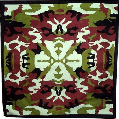 Army Soldier Bandana Camouflage Cammo Camo Military Bandanna Hat Hair Head Band