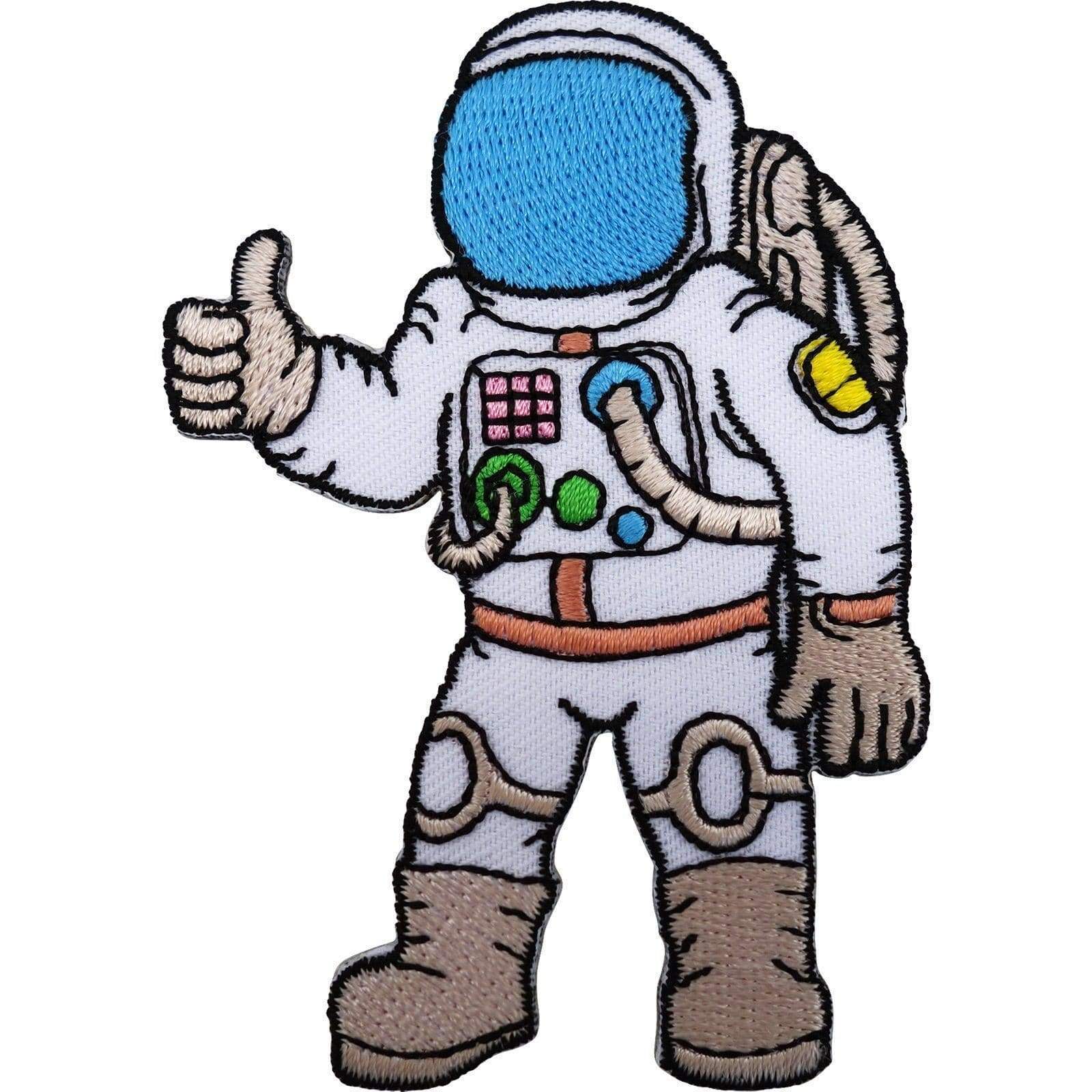 Astronaut Patch Iron / Sew On Embroidered Spaceman Space Suit NASA T S