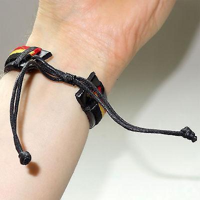 Belgium Dutch Belgian Flag Bracelet Wristband Bangle Mens Womens Boys Jewellery