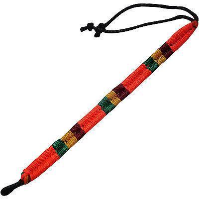 Bendy Hemp Waxed Cotton Plaited Neon Orange Rasta Wristband Bracelet Jewellery
