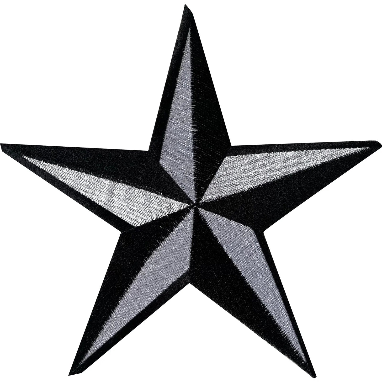 Big Large Iron Sew On Star Embroidered Patch T Shirt Jacket Bag Embroidery Badge