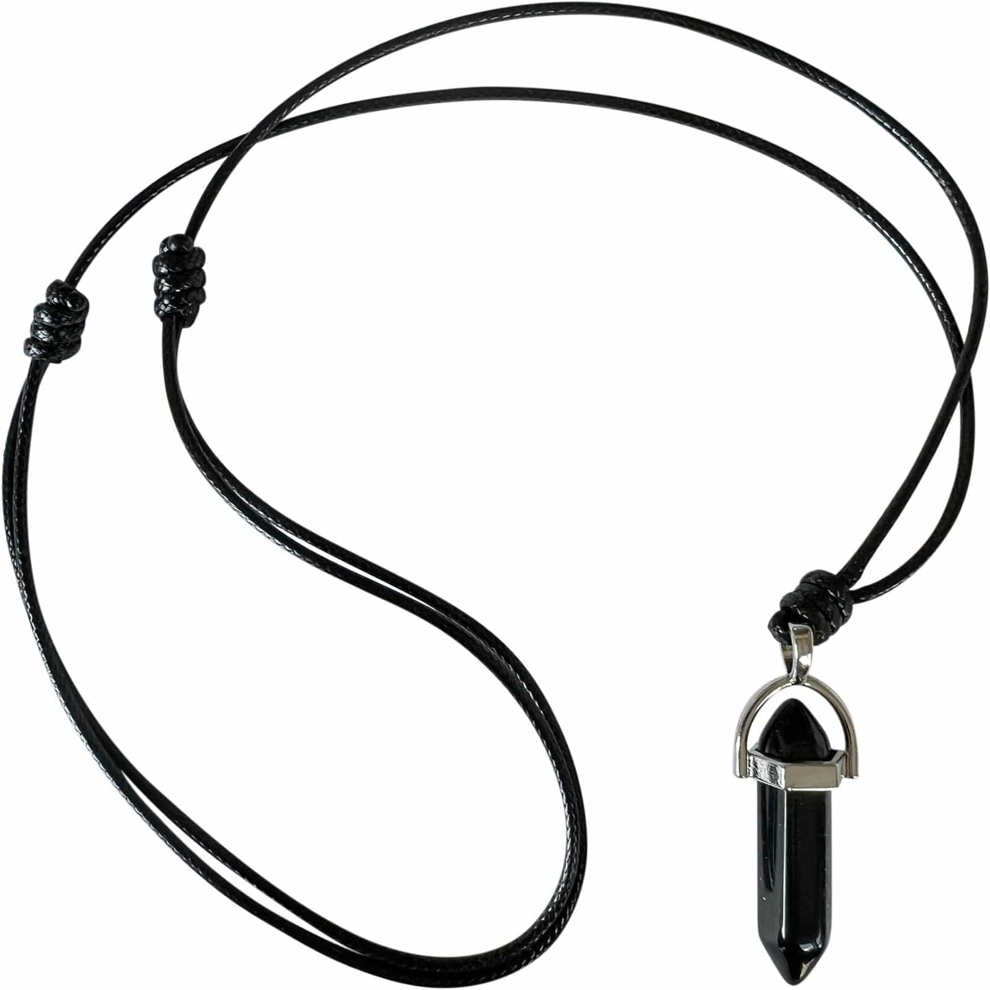 Black Blue Goldstone Crystal Necklace Pendant Womens Mens Girls Quartz Jewellery