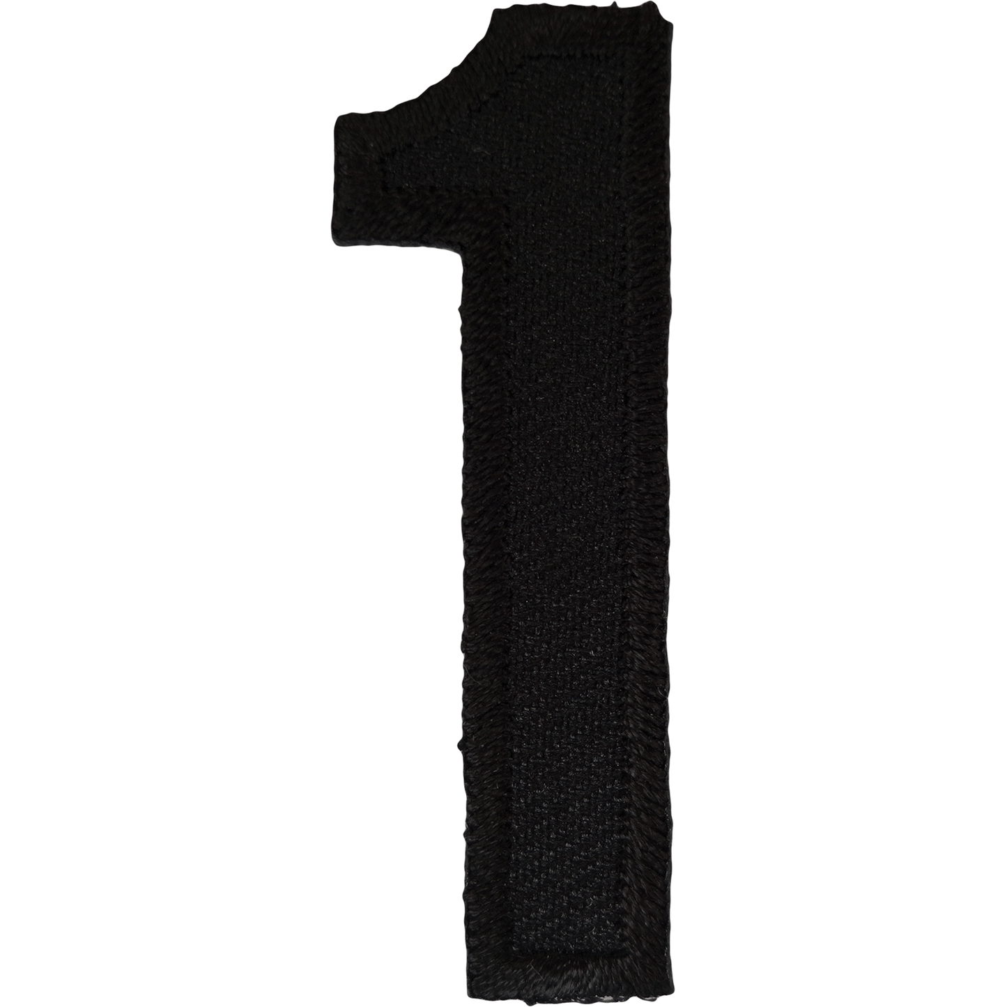Number 1 ( Number One ) Black Letter Number Iron Sew On Patches Badges Name Letters Numbers Badge Patch