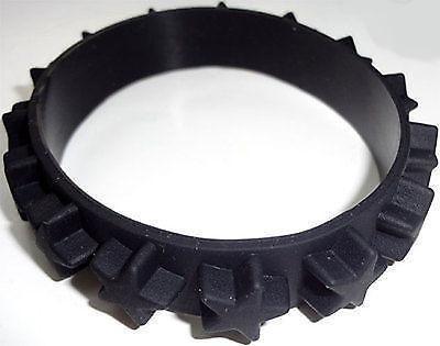 Black Rubber Silicone Stars Bracelet Wristband Bangle Mans Womens Ladies Jewelry