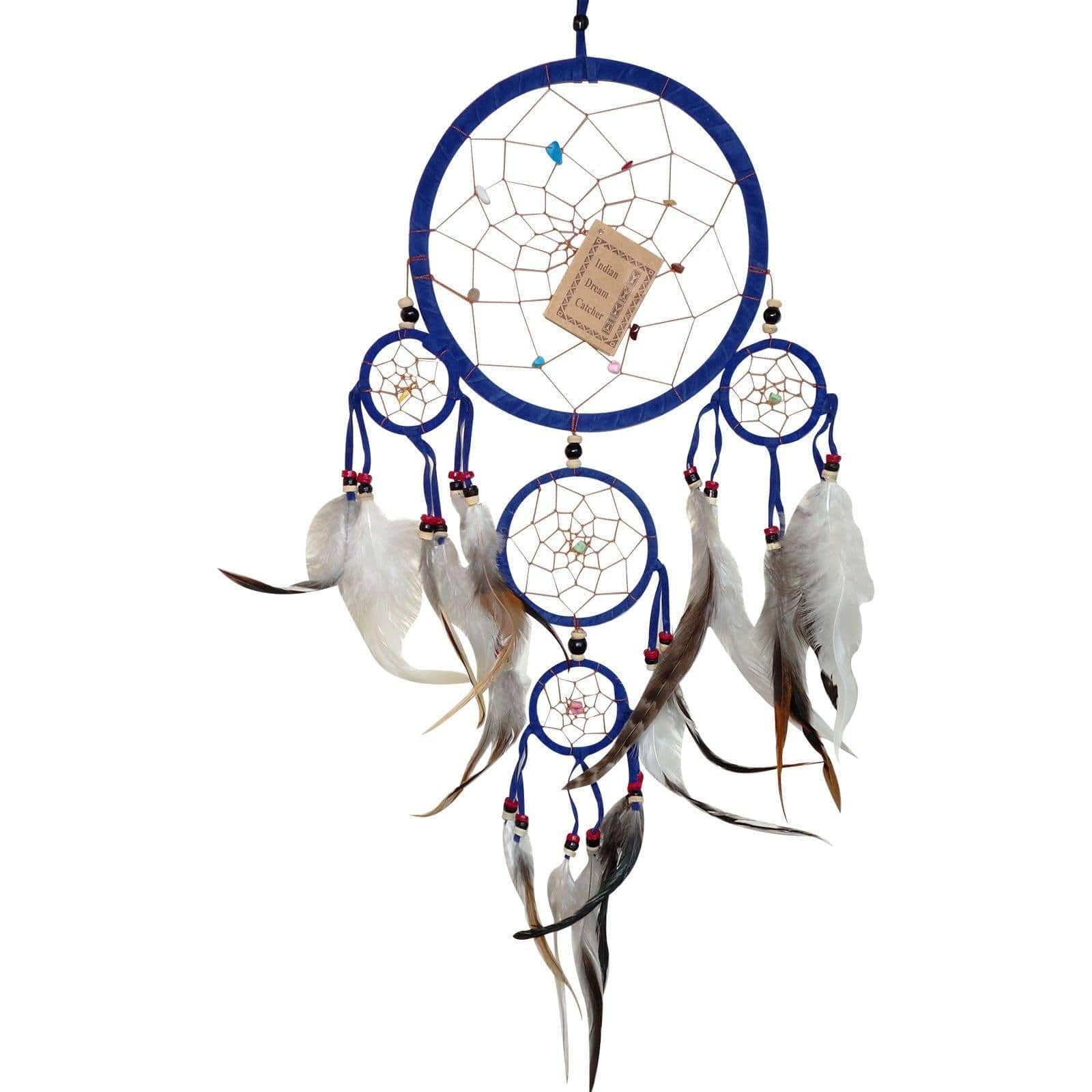 Blue Dreamcatcher Medium Boys Girls Childrens Kids Bedroom Furniture Decoration