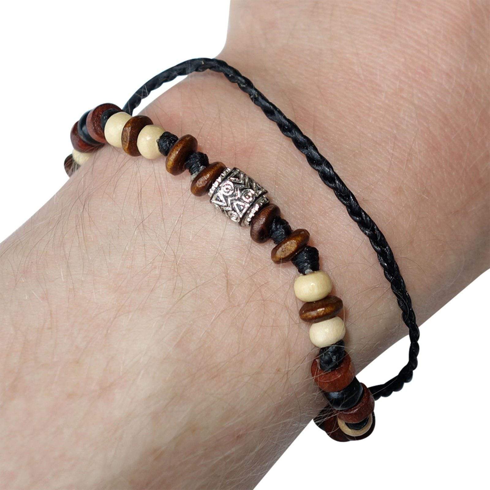 Bracelet Wristband Bangle Mens Womens Boys Girls Kid Children Handmade Jewellery