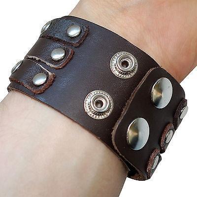 Brown Leather Surfer Tribal Bracelet Wristband Bangle Mens Womens Kid Girls Boys