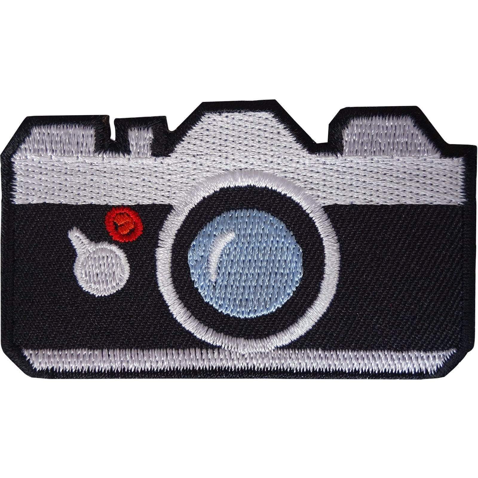 Camera Patch Iron On Sew On Shirt Jeans Bag Jacket Photography Embroidered Badge