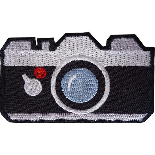 Camera Patch Iron On Sew On Shirt Jeans Bag Jacket Photography Embroidered Badge