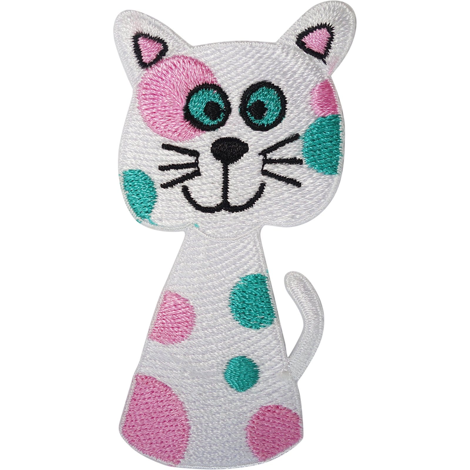 Cat Patch Iron Sew On Clothing Bag Animal Embroidered Badge Embroidery Applique