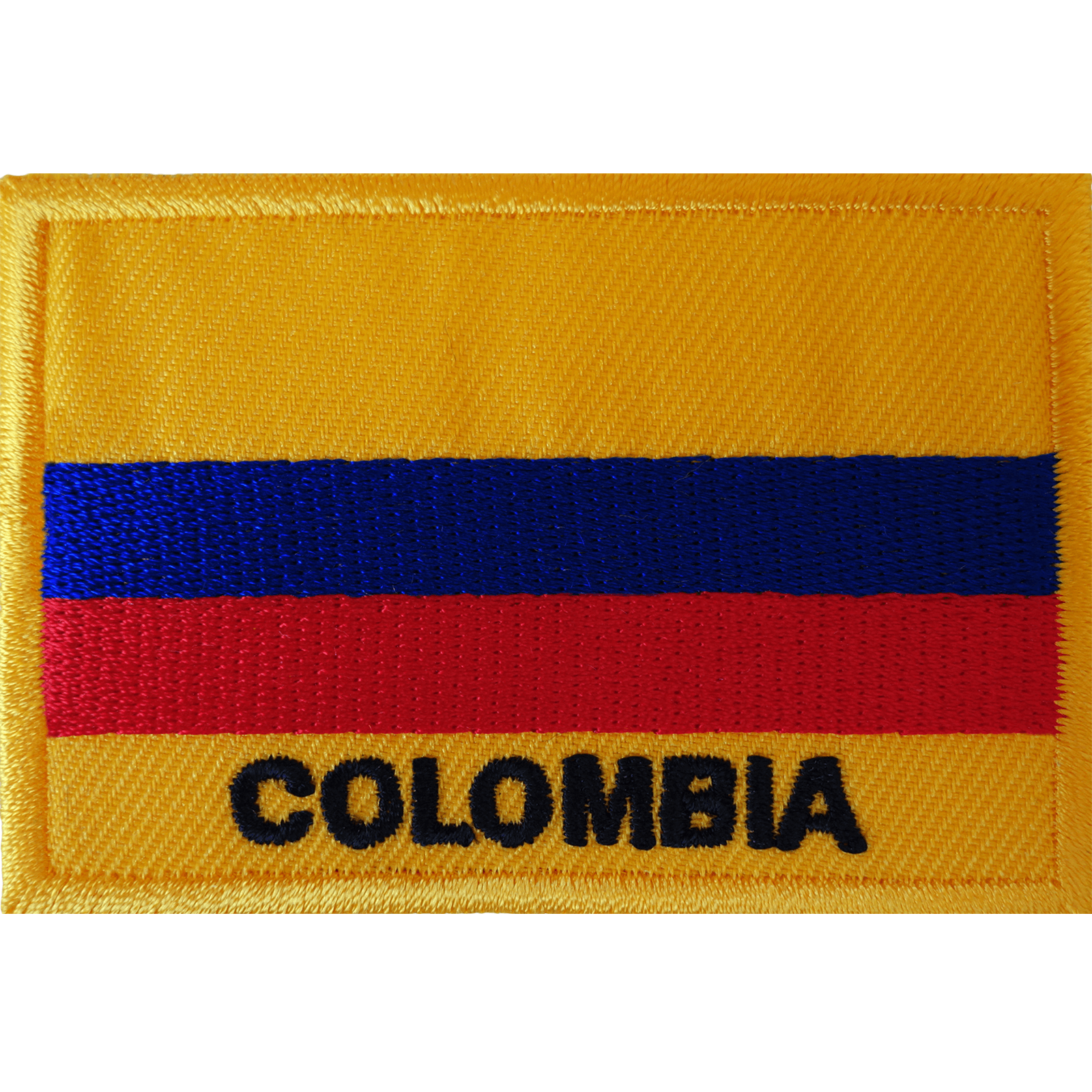Colombia Flag Iron On Patch Sew On Shirt Clothes South America Embroidered Badge