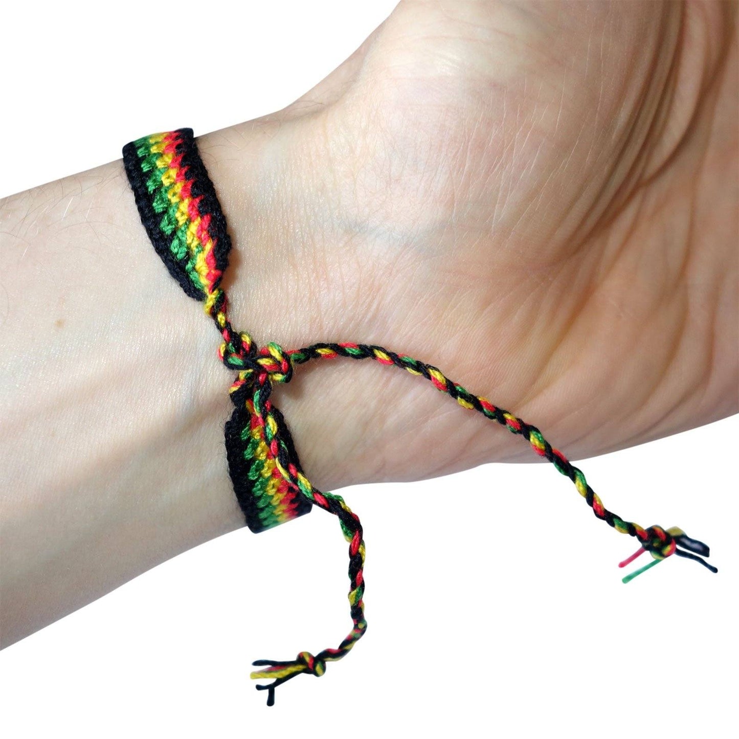 Cotton Wristband Bracelet Bangle Mens Womens Ladies Boys Girls Kids Childrens