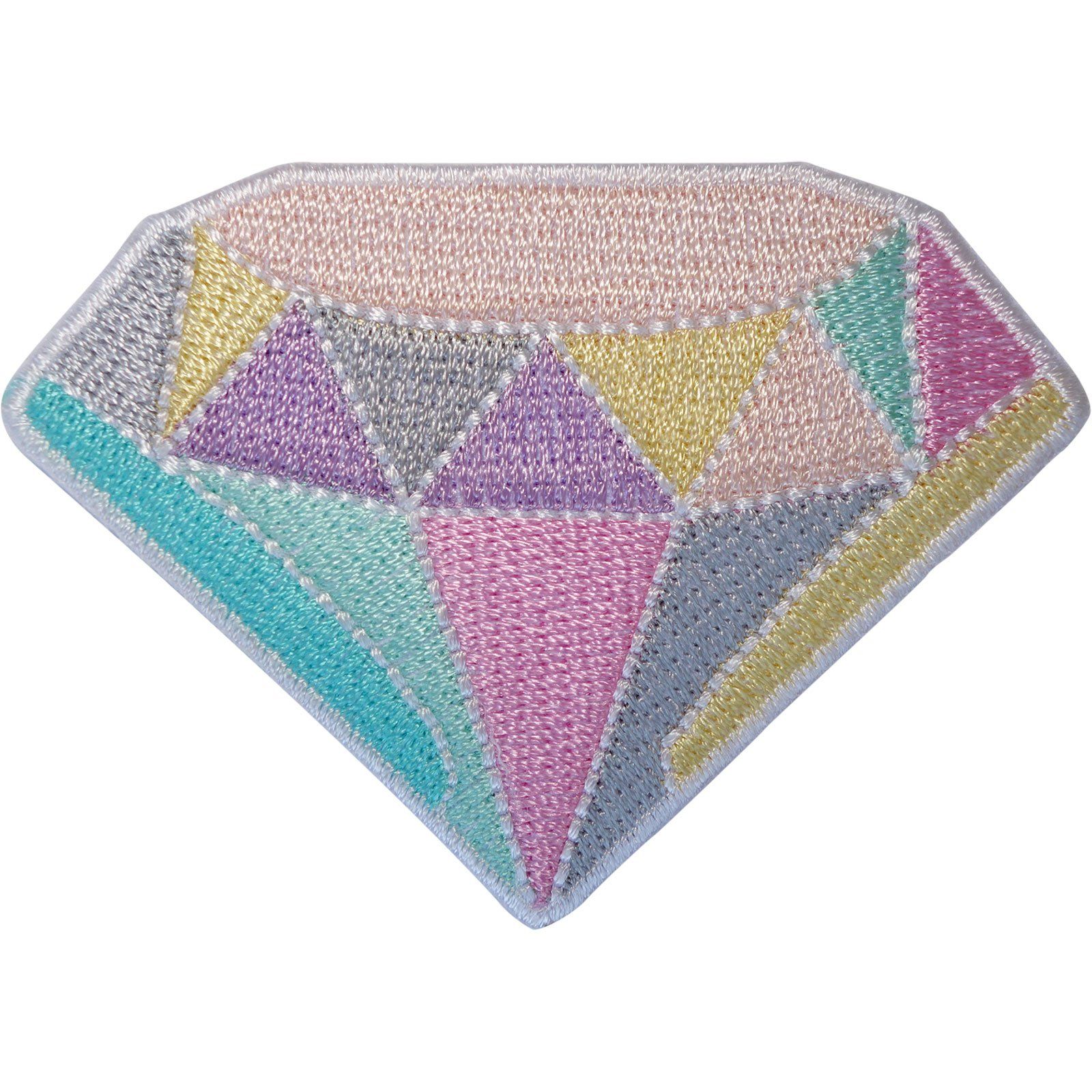 Crystal Patch Iron On Sew On Gemstone Gem Jewel Stone Embroidered Badge Applique