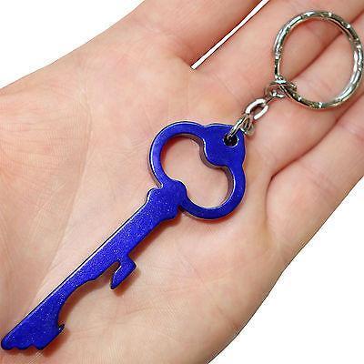 Dark Blue Skeleton Key Ring Chain Fob Beer Bottle Opener Keyring Keychain Toy Dark Blue Skeleton Key Ring Chain Fob Beer Bottle Opener Keyring Keychain Toy