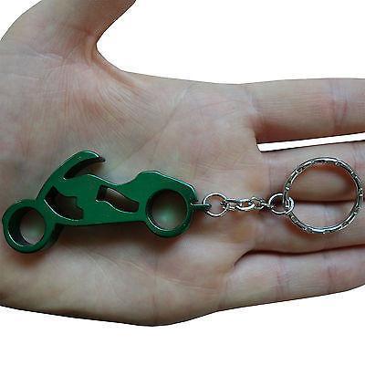 Dark Green Motorcycle Motorbike Chopper Bottle Opener Mens Boys Womens Keyring Dark Green Motorcycle Motorbike Chopper Bottle Opener Mens Boys Womens Keyring