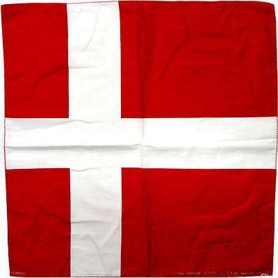 Denmark Country Flag Bandana Danish Bandanna Hairband Headband Scarf Wrist Band