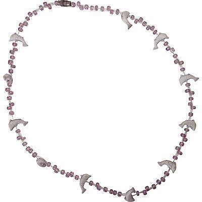 Dolphin Beaded Necklace Chain Girls Kids Toddler Childrens Fashion Jewellery Toy
