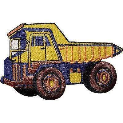 Dump Truck Embroidered Iron / Sew On Patch Bag Shirt Cap Hat Dumper Tipper Badge